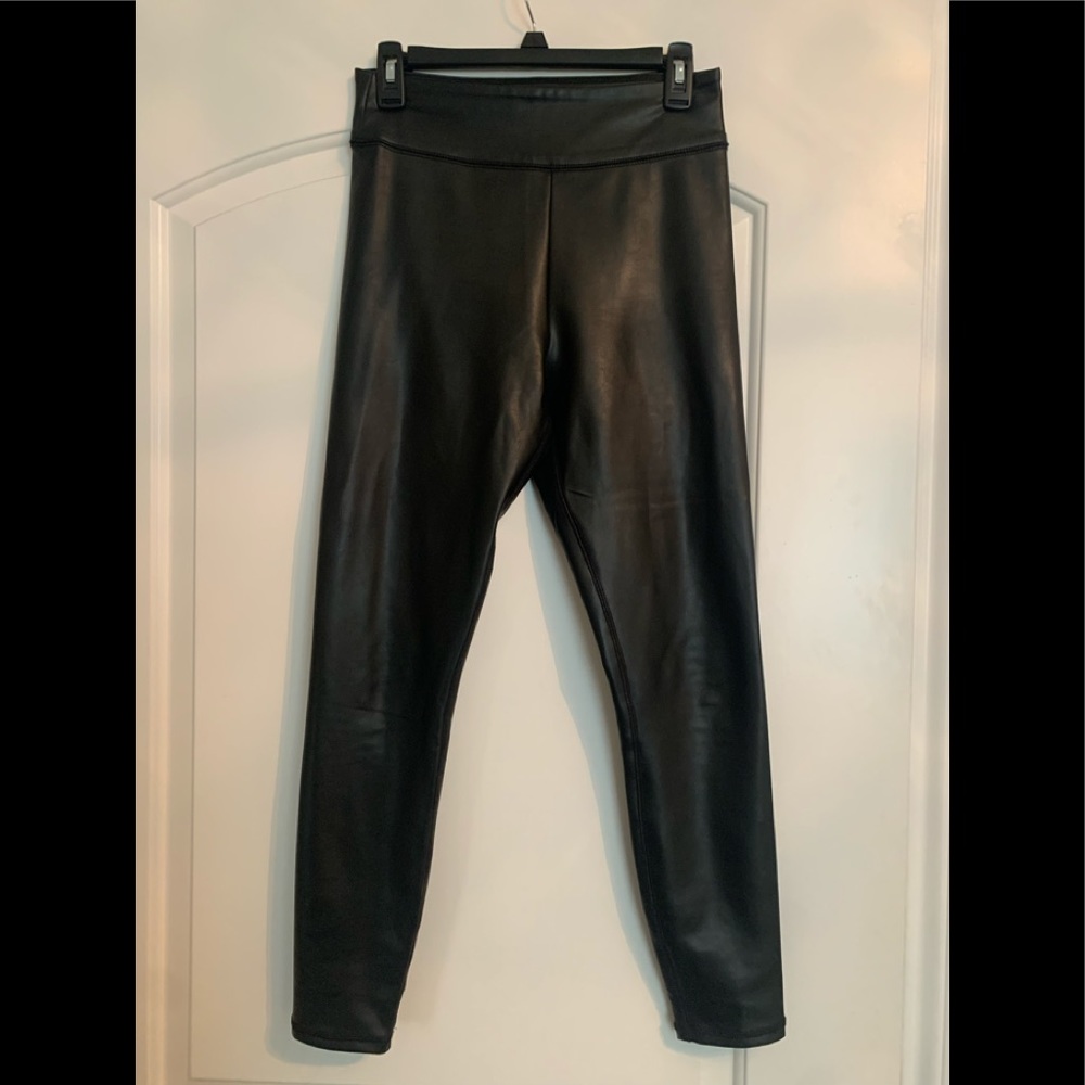 Abercrombie faux leather leggings